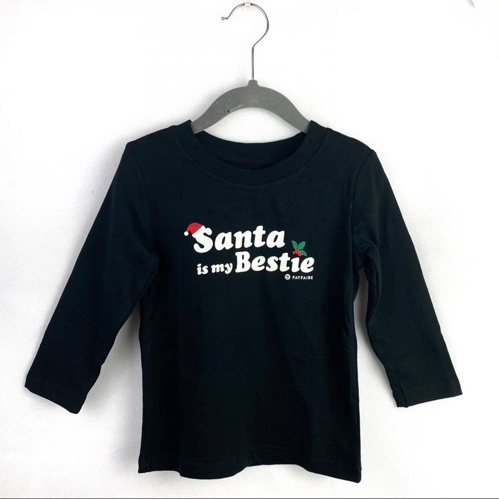 Fayfaire | NWT Unisex Santa Is My Bestie T-Shirt